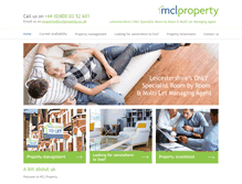 Tablet Screenshot of mclproperty.co.uk